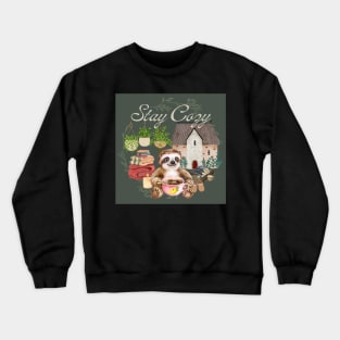 Stay Cozy Sloth Crewneck Sweatshirt